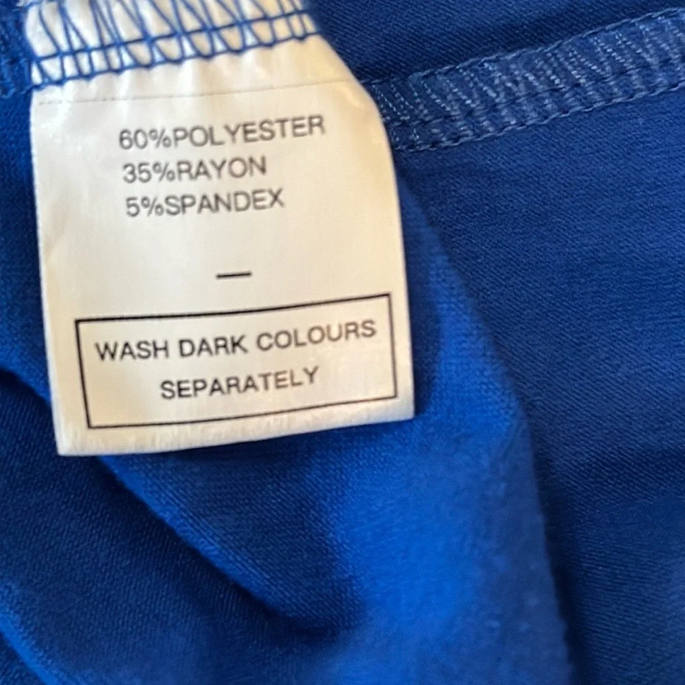 NWOT Blue Sleeveless Halter Size XXL - Picture 5 of 5